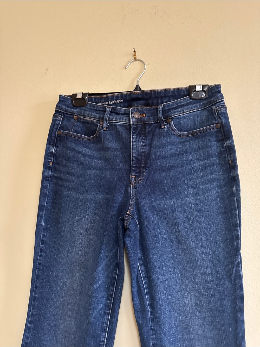 High Rise Barely Boot Jeans - Picture 4 of 7